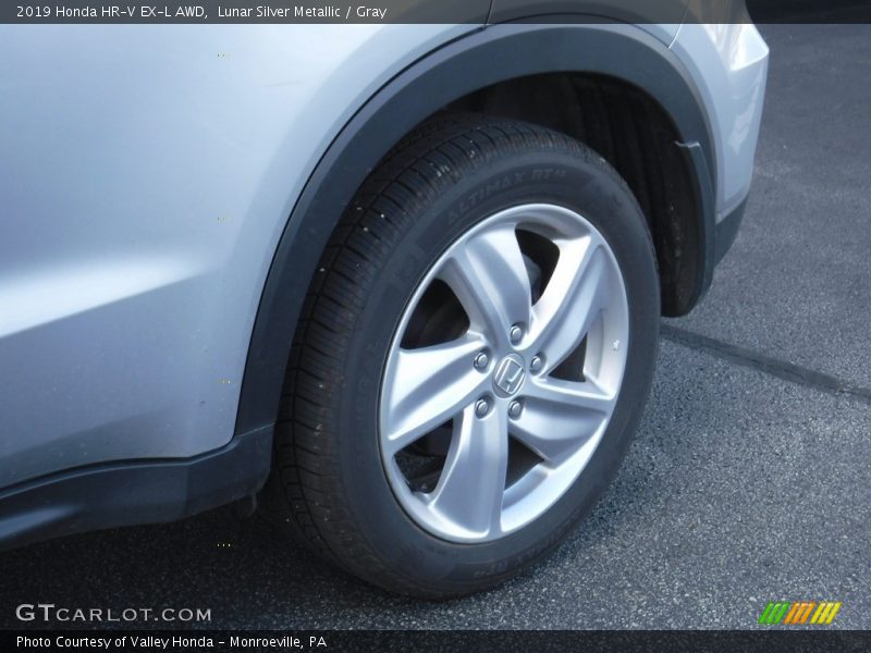 Lunar Silver Metallic / Gray 2019 Honda HR-V EX-L AWD