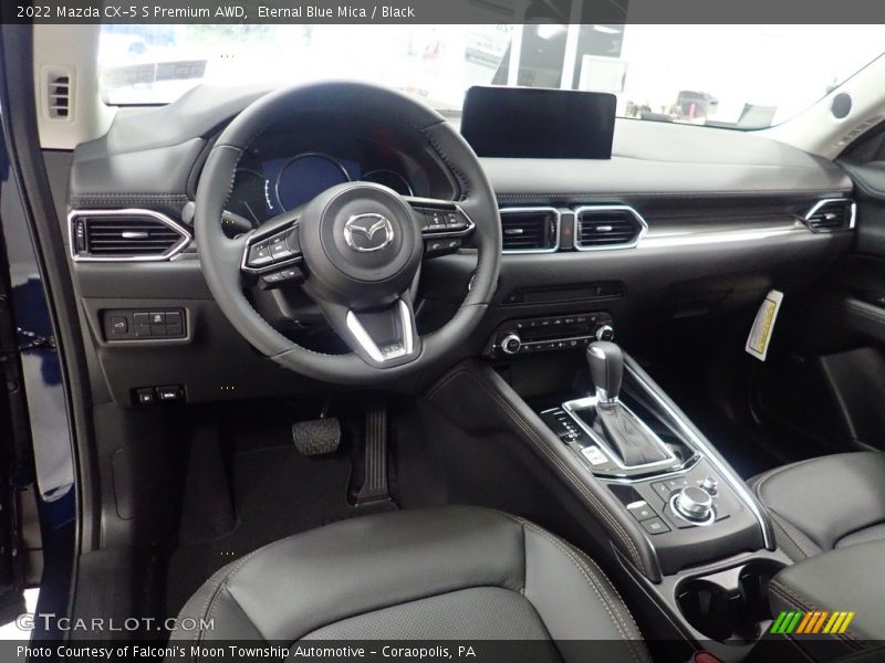  2022 CX-5 S Premium AWD Black Interior