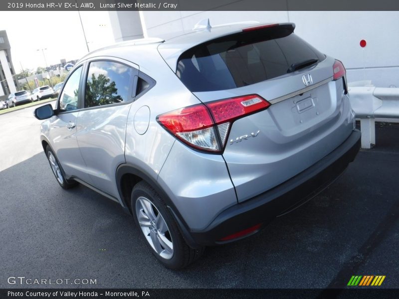 Lunar Silver Metallic / Gray 2019 Honda HR-V EX-L AWD