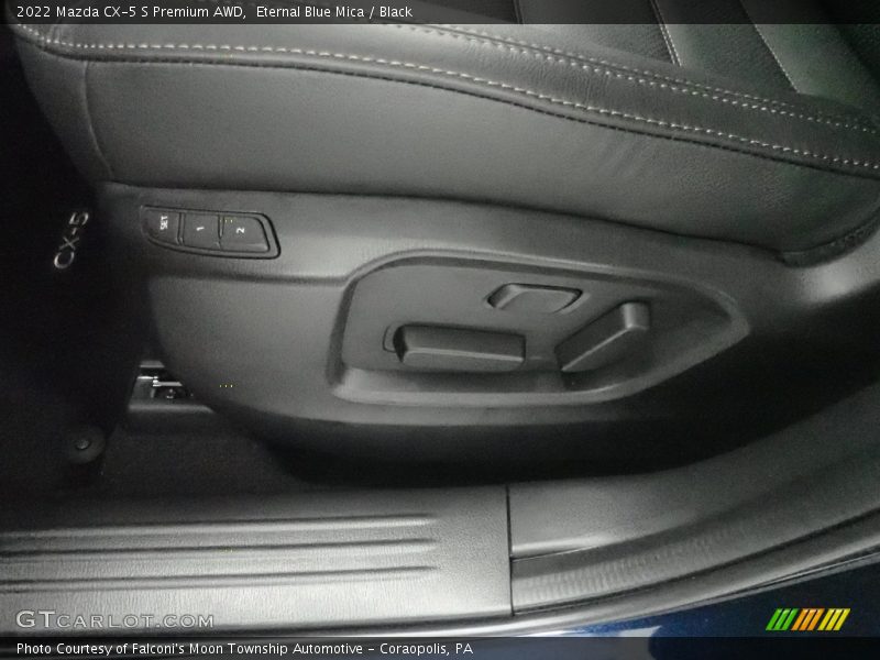 Eternal Blue Mica / Black 2022 Mazda CX-5 S Premium AWD
