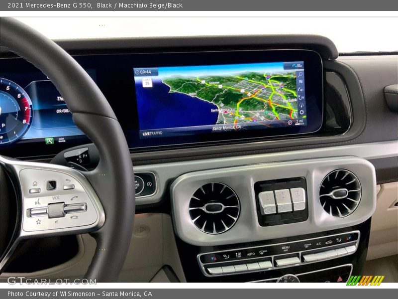 Navigation of 2021 G 550