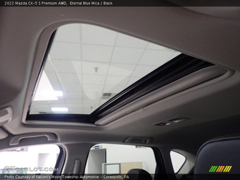 Eternal Blue Mica / Black 2022 Mazda CX-5 S Premium AWD