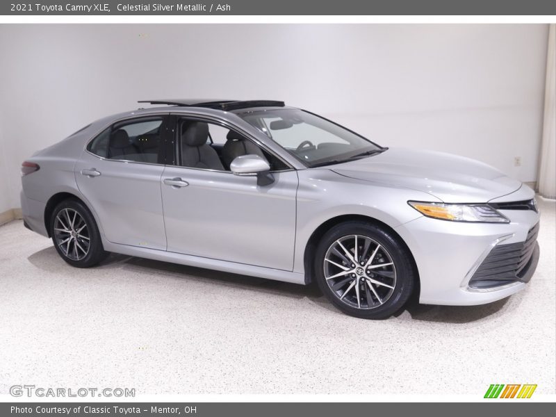 Celestial Silver Metallic / Ash 2021 Toyota Camry XLE
