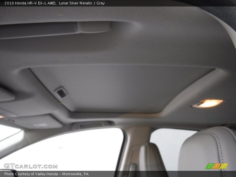 Lunar Silver Metallic / Gray 2019 Honda HR-V EX-L AWD
