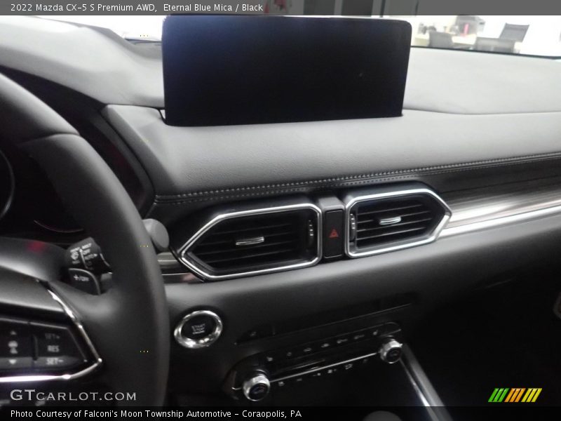Eternal Blue Mica / Black 2022 Mazda CX-5 S Premium AWD