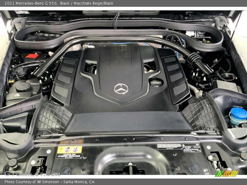  2021 G 550 Engine - 4.0 Liter DI biturbo DOHC 32-Valve VVT V8