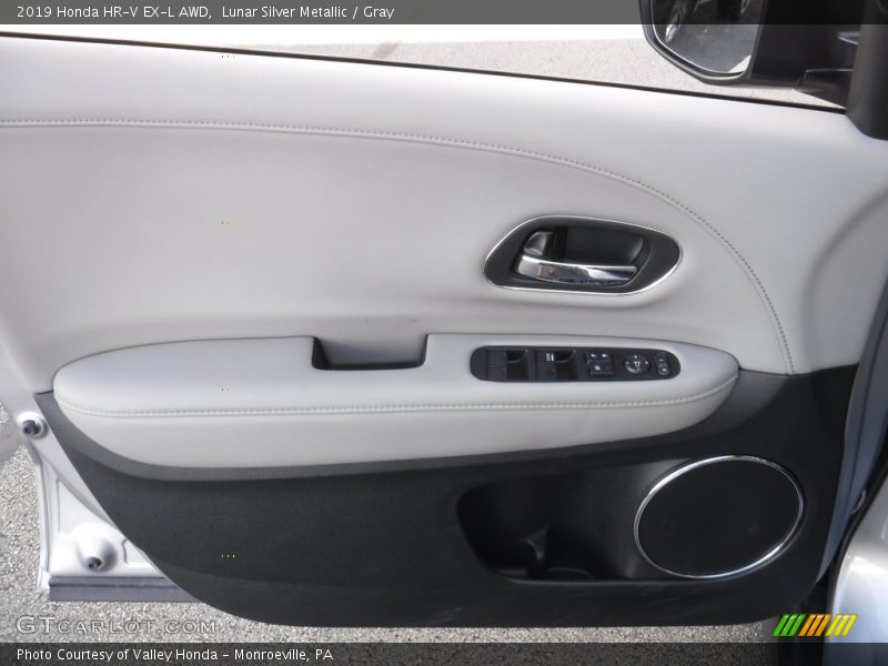 Lunar Silver Metallic / Gray 2019 Honda HR-V EX-L AWD
