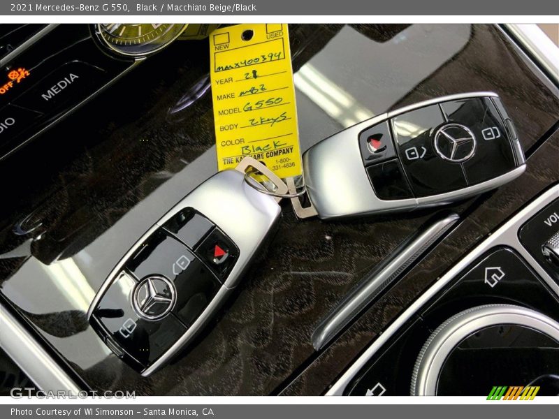 Keys of 2021 G 550