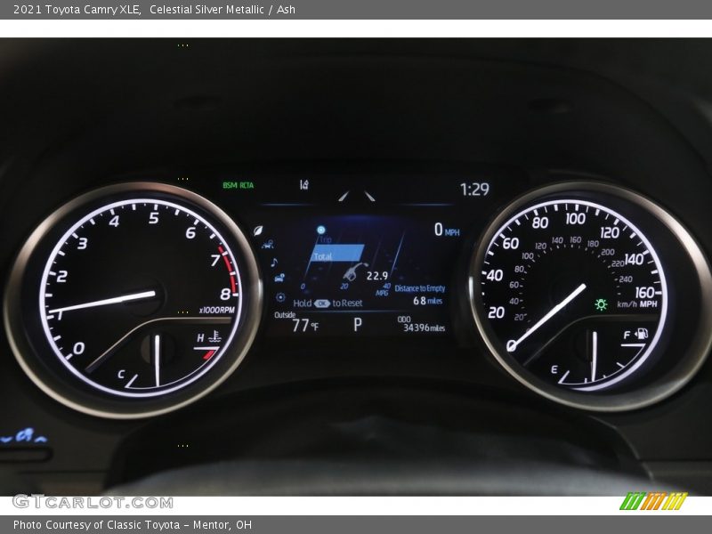 Celestial Silver Metallic / Ash 2021 Toyota Camry XLE