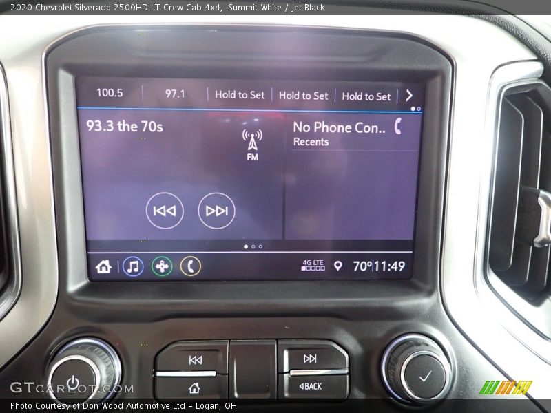 Summit White / Jet Black 2020 Chevrolet Silverado 2500HD LT Crew Cab 4x4