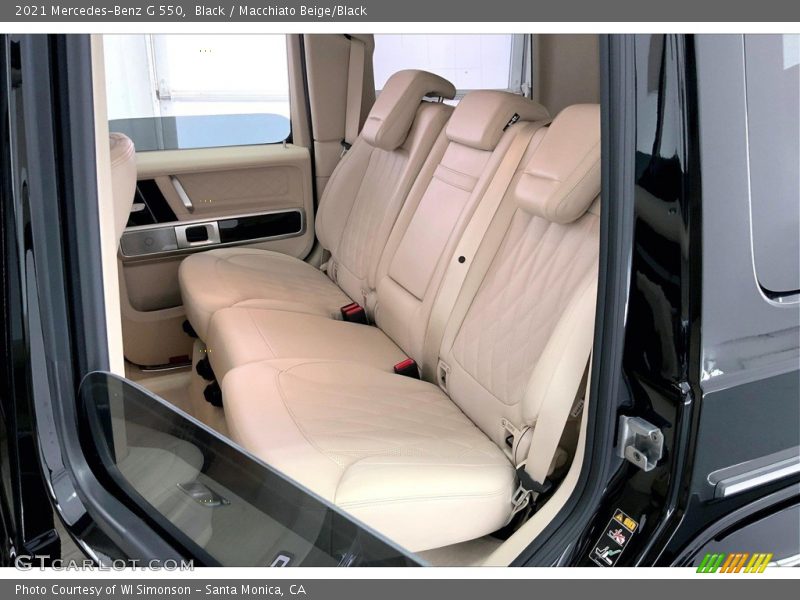 Rear Seat of 2021 G 550