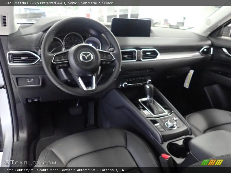  2022 CX-5 S Preferred AWD Black Interior