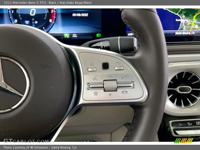  2021 G 550 Steering Wheel