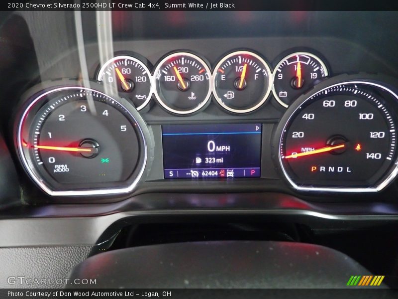 Summit White / Jet Black 2020 Chevrolet Silverado 2500HD LT Crew Cab 4x4