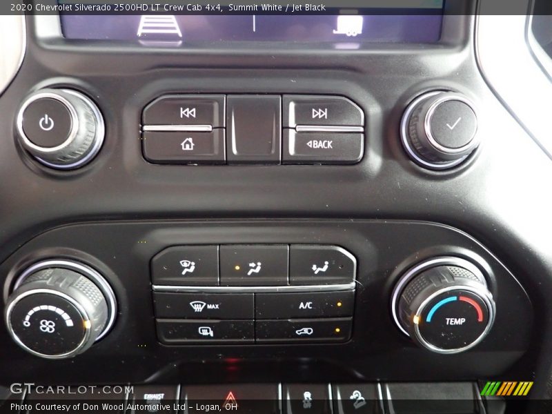 Summit White / Jet Black 2020 Chevrolet Silverado 2500HD LT Crew Cab 4x4