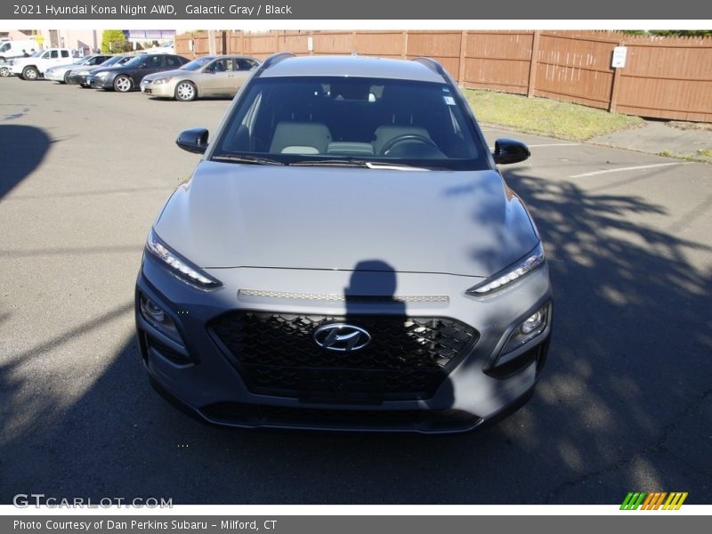 Galactic Gray / Black 2021 Hyundai Kona Night AWD