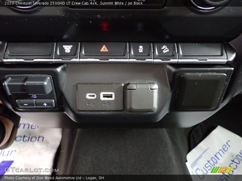 Summit White / Jet Black 2020 Chevrolet Silverado 2500HD LT Crew Cab 4x4