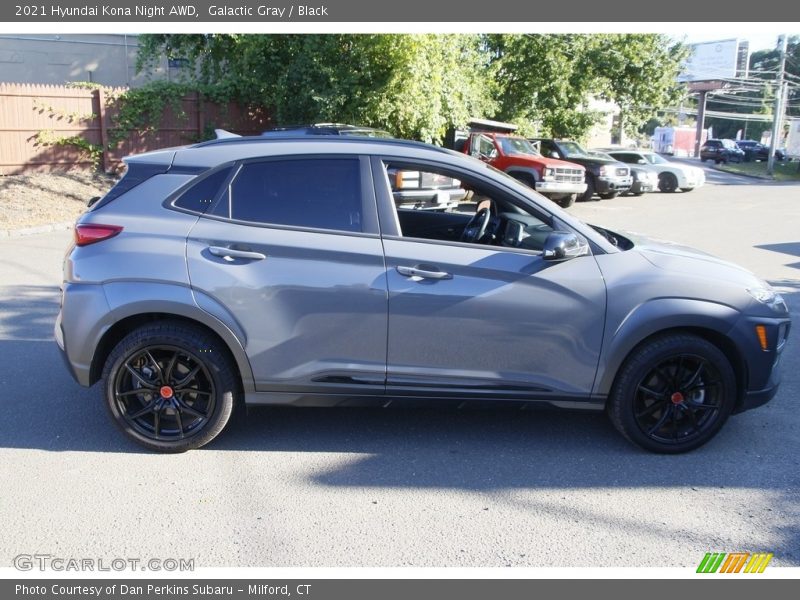 Galactic Gray / Black 2021 Hyundai Kona Night AWD