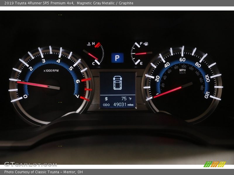 Magnetic Gray Metallic / Graphite 2019 Toyota 4Runner SR5 Premium 4x4
