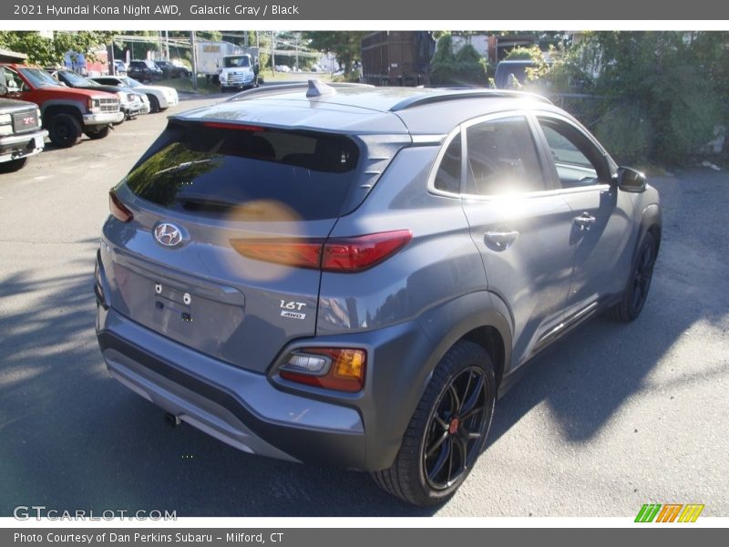 Galactic Gray / Black 2021 Hyundai Kona Night AWD