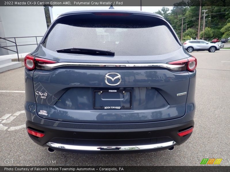 Polymetal Gray Metallic / Red 2022 Mazda CX-9 Carbon Edition AWD