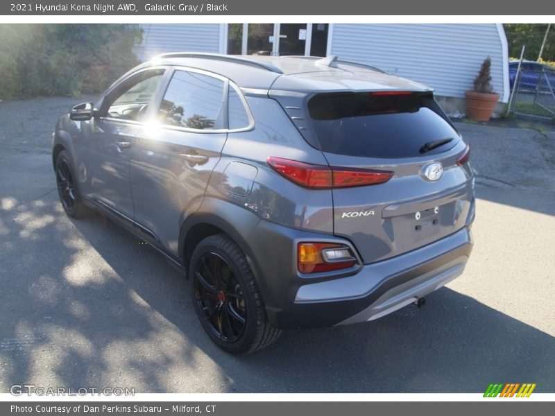 Galactic Gray / Black 2021 Hyundai Kona Night AWD