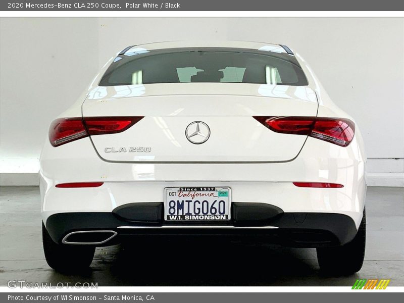 Polar White / Black 2020 Mercedes-Benz CLA 250 Coupe