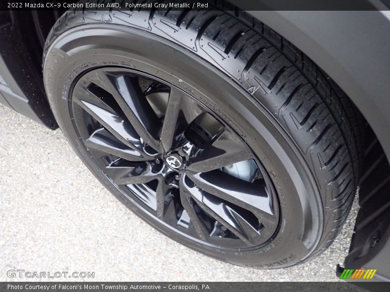 Polymetal Gray Metallic / Red 2022 Mazda CX-9 Carbon Edition AWD