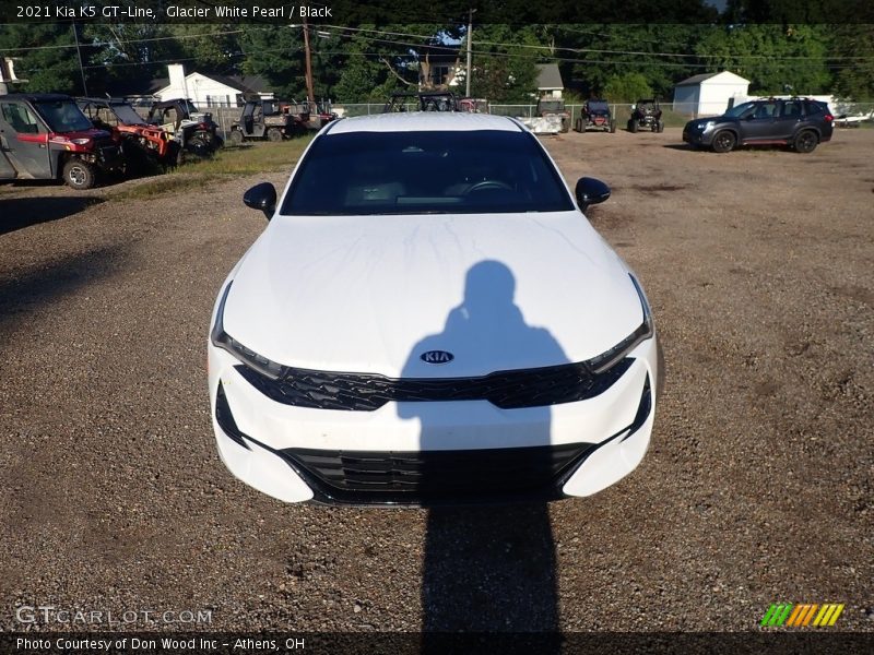 Glacier White Pearl / Black 2021 Kia K5 GT-Line