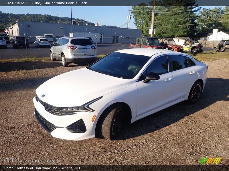 Glacier White Pearl / Black 2021 Kia K5 GT-Line