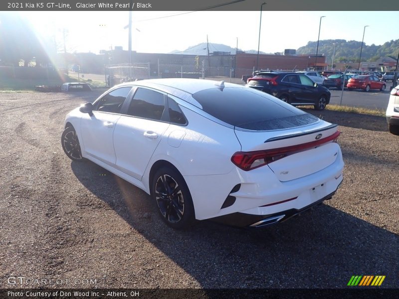Glacier White Pearl / Black 2021 Kia K5 GT-Line