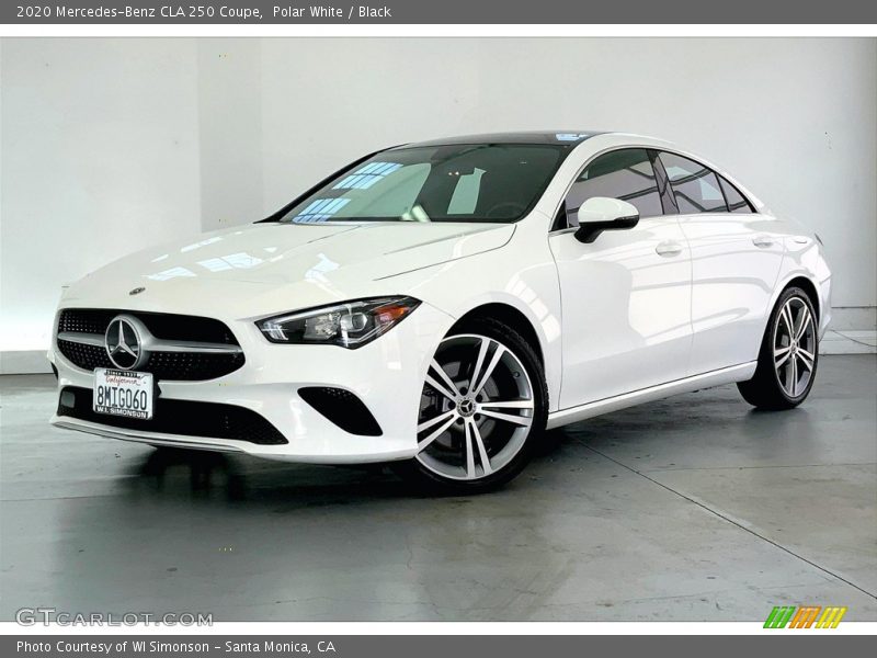Polar White / Black 2020 Mercedes-Benz CLA 250 Coupe