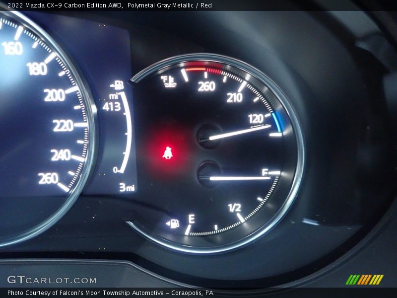 Polymetal Gray Metallic / Red 2022 Mazda CX-9 Carbon Edition AWD