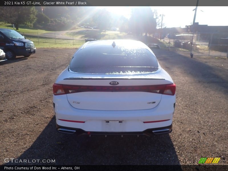 Glacier White Pearl / Black 2021 Kia K5 GT-Line