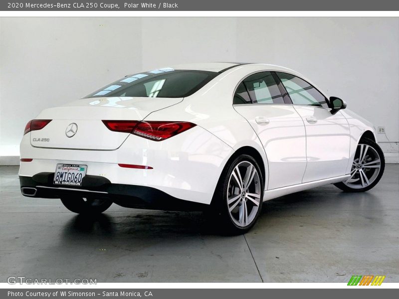 Polar White / Black 2020 Mercedes-Benz CLA 250 Coupe
