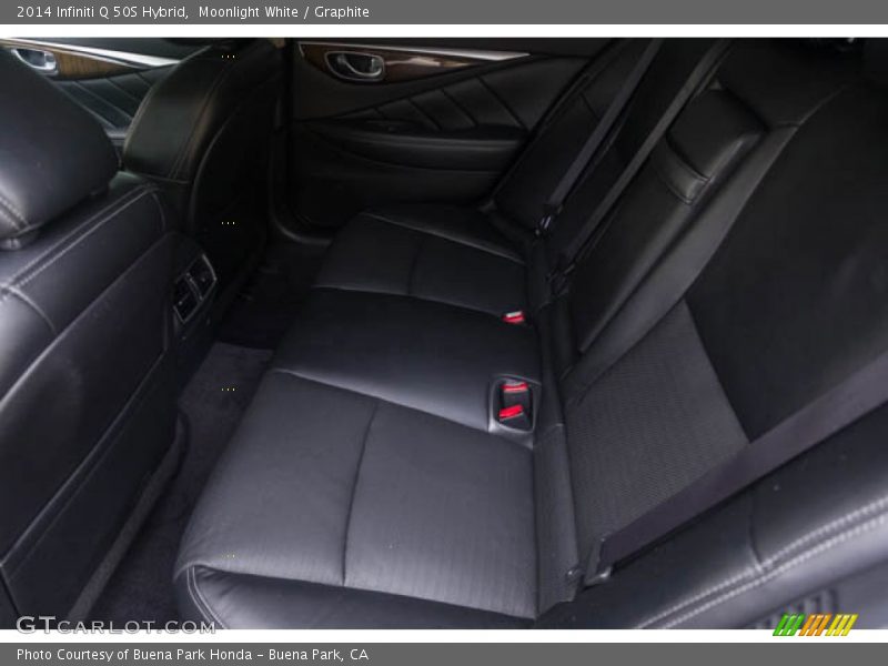 Moonlight White / Graphite 2014 Infiniti Q 50S Hybrid