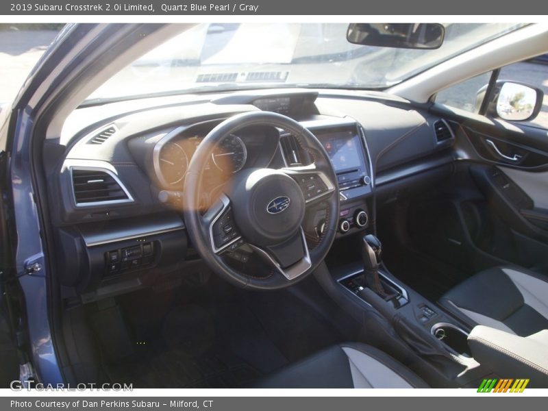 Quartz Blue Pearl / Gray 2019 Subaru Crosstrek 2.0i Limited