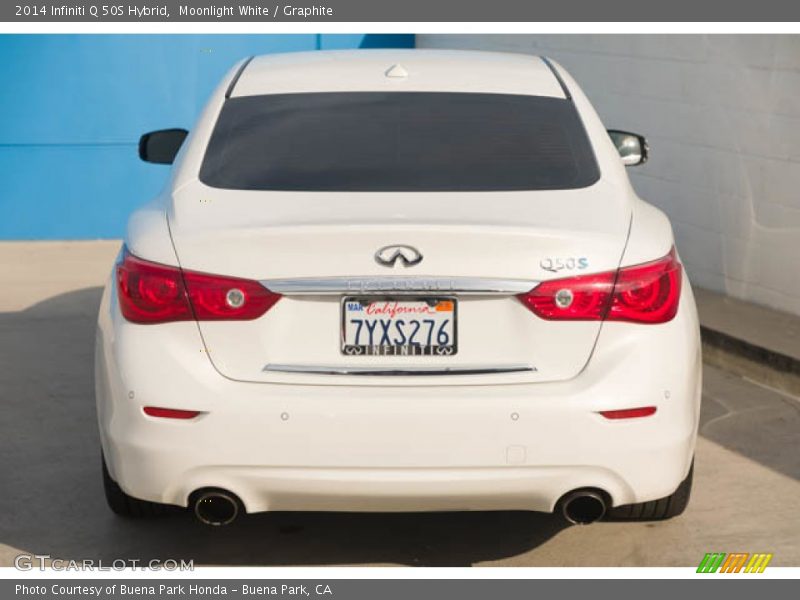 Moonlight White / Graphite 2014 Infiniti Q 50S Hybrid