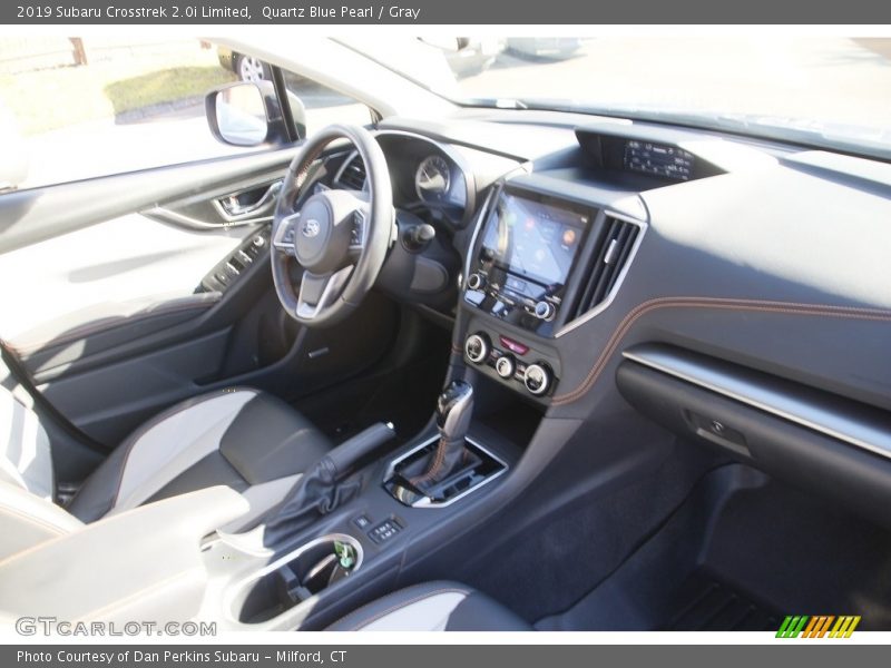 Quartz Blue Pearl / Gray 2019 Subaru Crosstrek 2.0i Limited