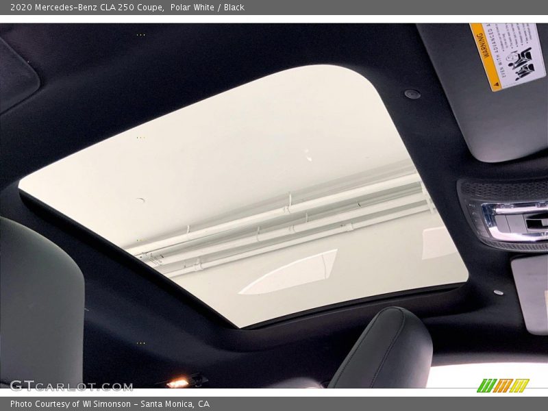 Polar White / Black 2020 Mercedes-Benz CLA 250 Coupe