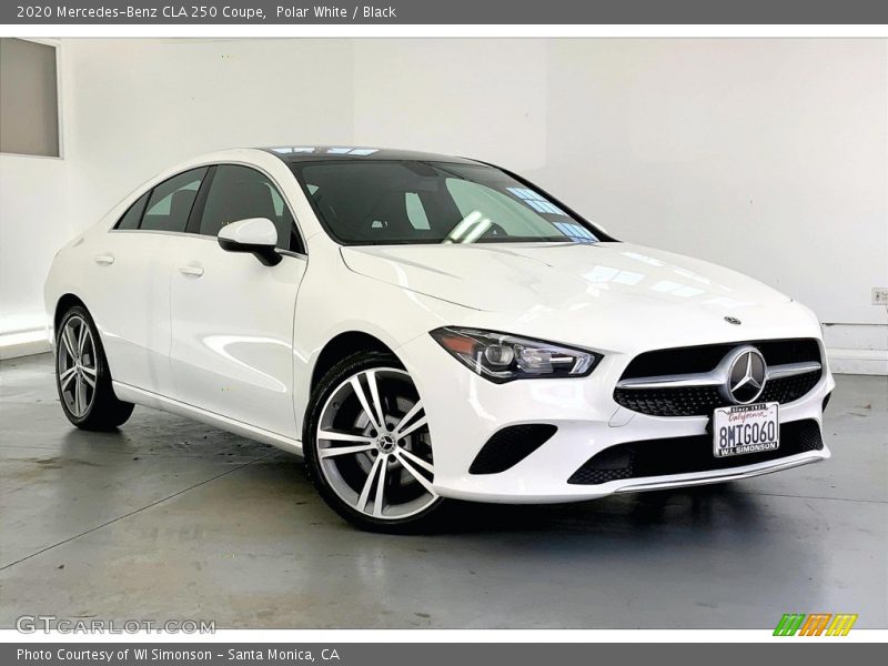 Polar White / Black 2020 Mercedes-Benz CLA 250 Coupe