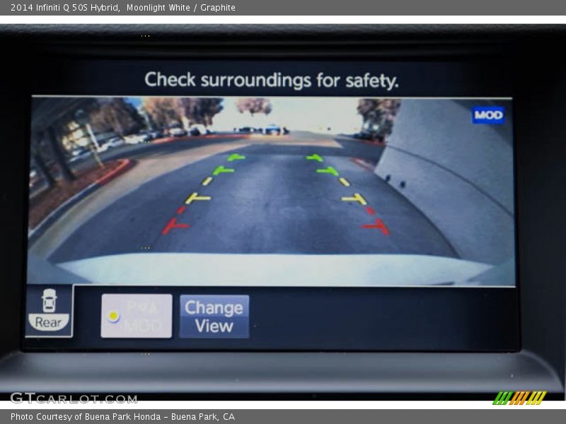 Moonlight White / Graphite 2014 Infiniti Q 50S Hybrid