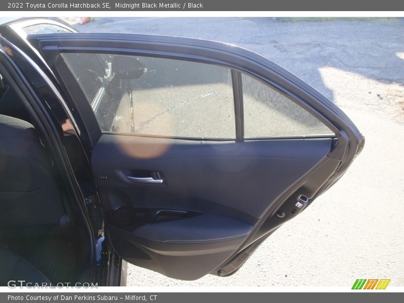 Midnight Black Metallic / Black 2022 Toyota Corolla Hatchback SE