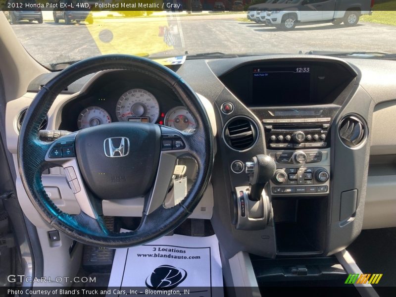 Polished Metal Metallic / Gray 2012 Honda Pilot EX-L 4WD