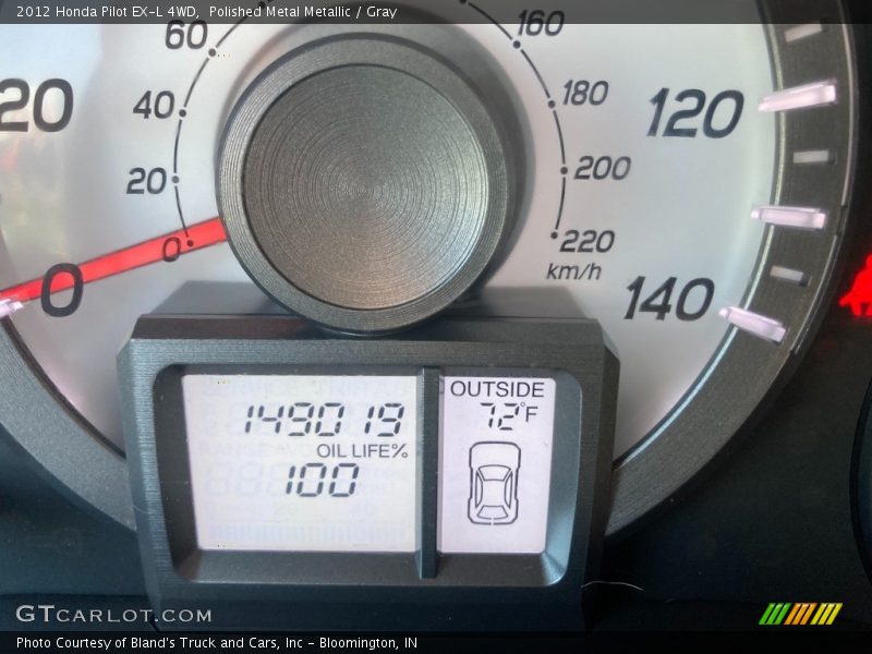 Polished Metal Metallic / Gray 2012 Honda Pilot EX-L 4WD