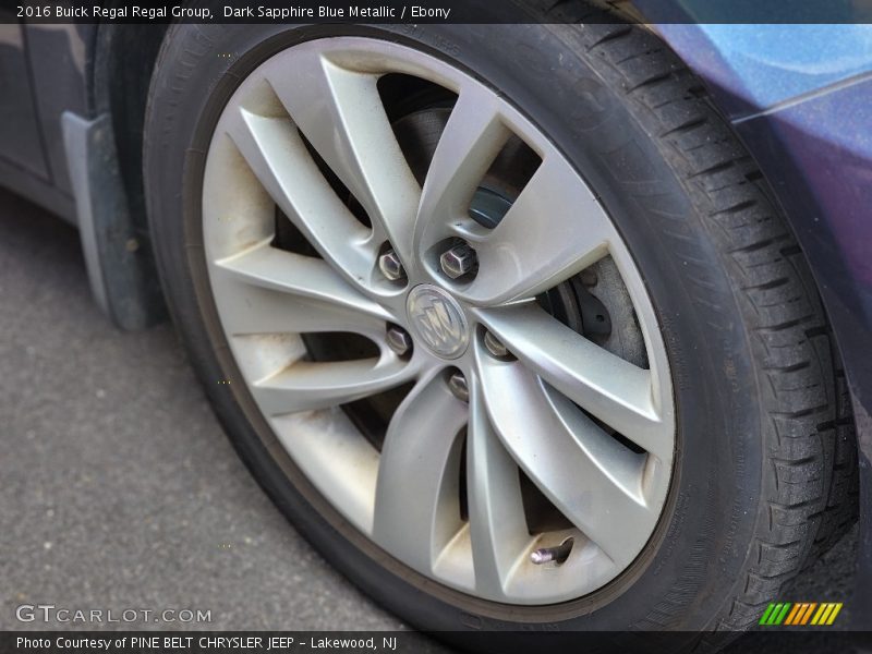 Dark Sapphire Blue Metallic / Ebony 2016 Buick Regal Regal Group