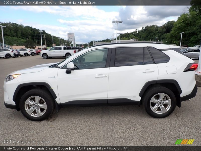  2021 RAV4 XLE AWD Hybrid Super White