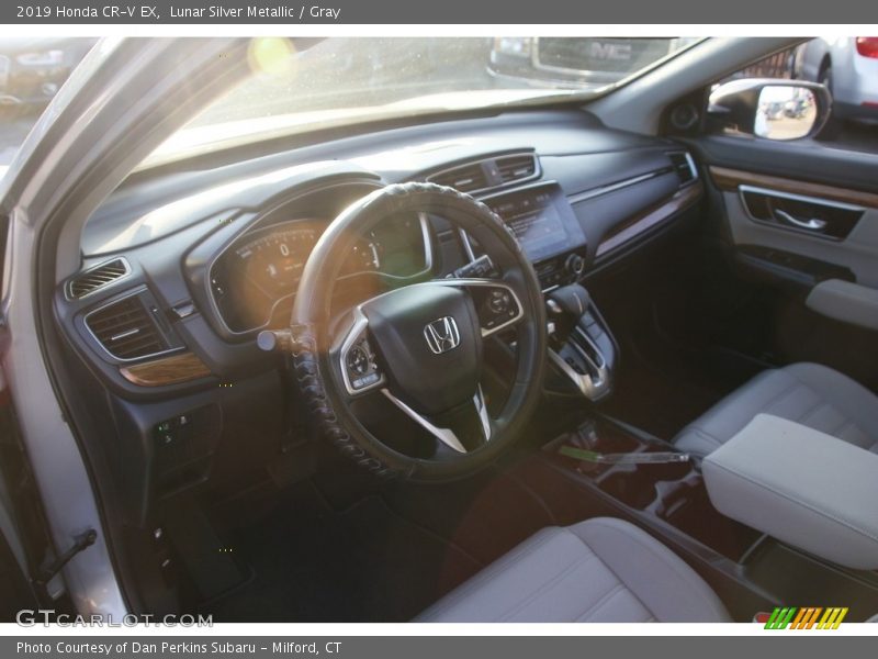 Lunar Silver Metallic / Gray 2019 Honda CR-V EX