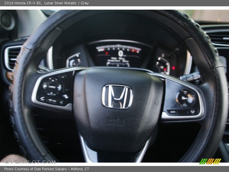 Lunar Silver Metallic / Gray 2019 Honda CR-V EX