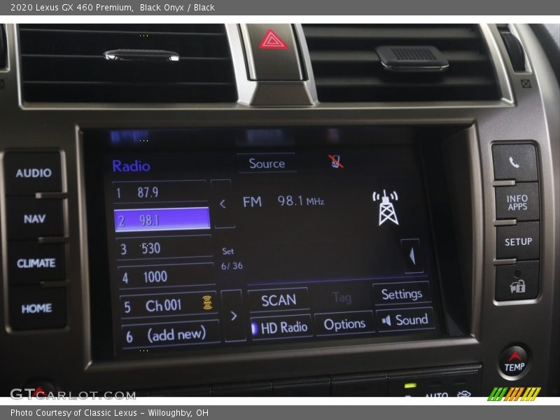 Black Onyx / Black 2020 Lexus GX 460 Premium